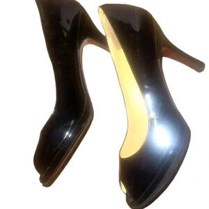 Cole Haan Patent Peep Toe.  Classy. Very Classy🌺
